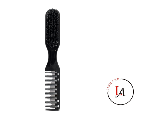 Chổi phủi Barber cán nhựa đen kèm lược